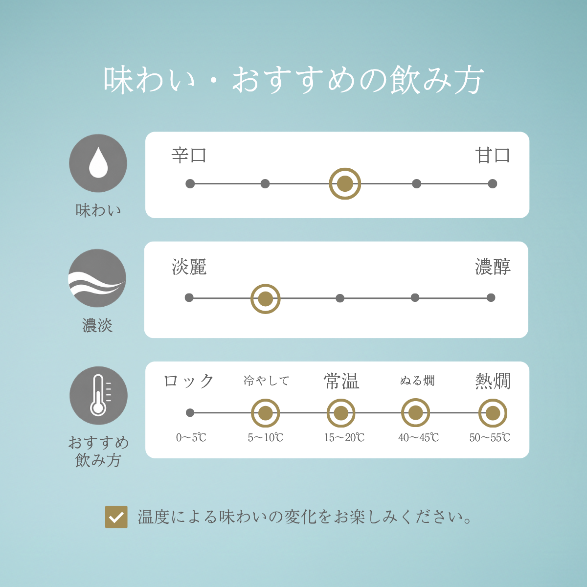 味わい　榮川特醸酒